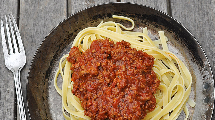 spag bol recipe