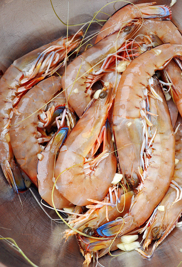 marinated prawns