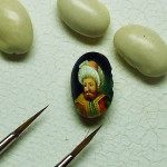 ottoman portrait on a bean