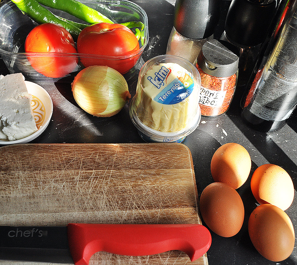 Menemen Ingredients